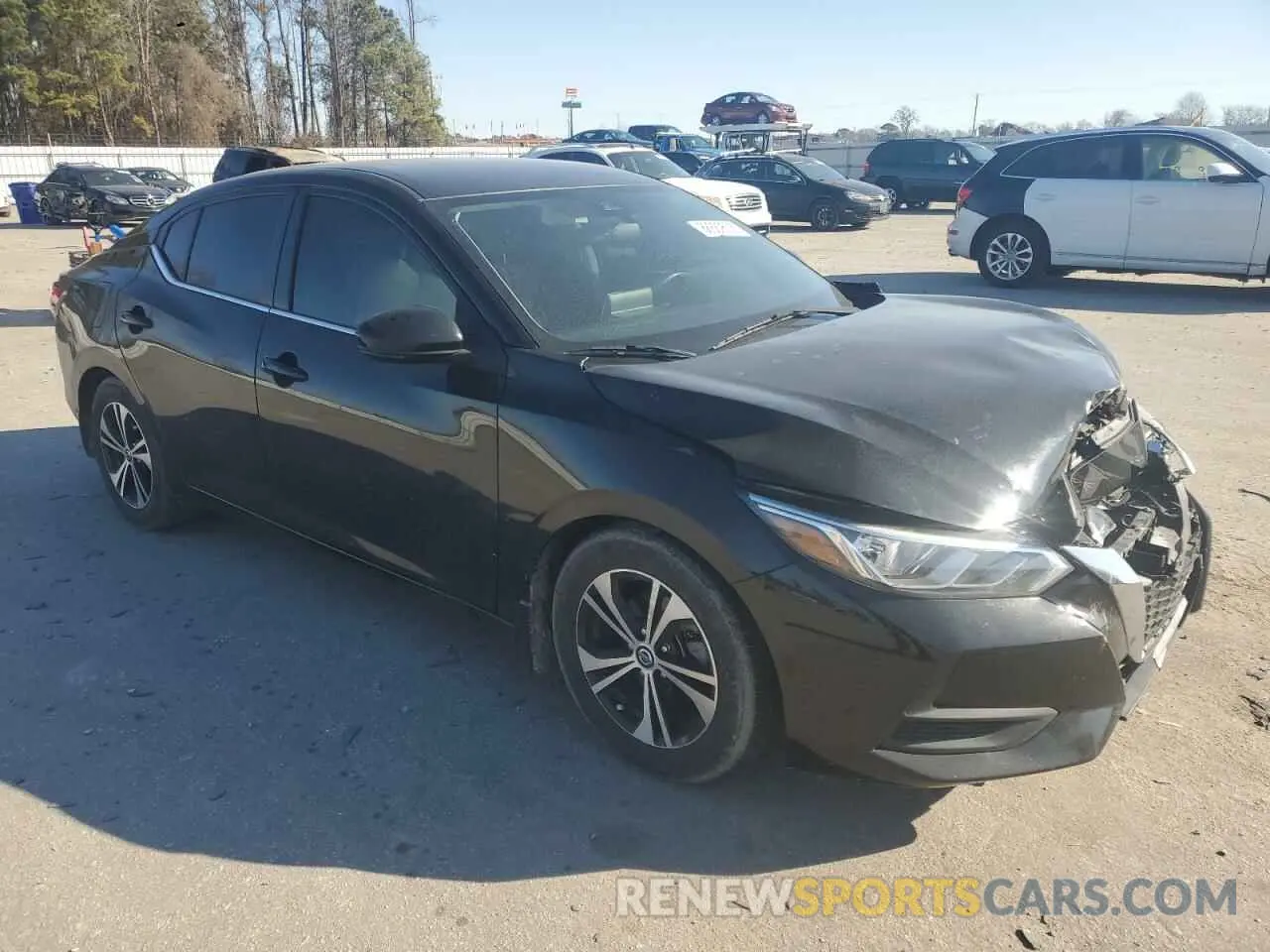 4 Photograph of a damaged car 3N1AB8CV2LY228714 NISSAN SENTRA 2020