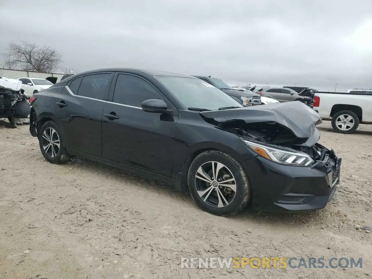 4 Photograph of a damaged car 3N1AB8CV2LY230186 NISSAN SENTRA 2020