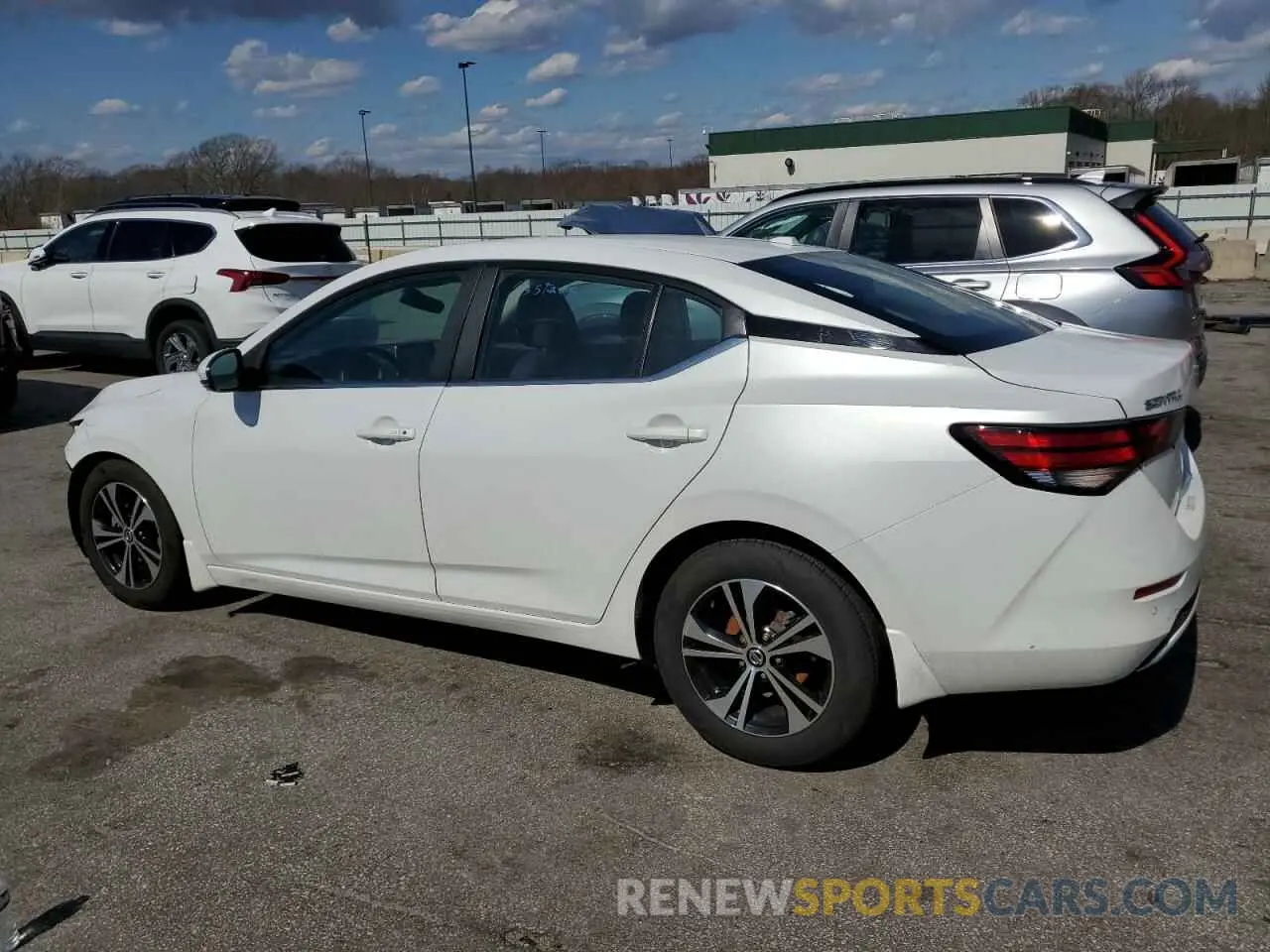 2 Photograph of a damaged car 3N1AB8CV2LY237624 NISSAN SENTRA 2020