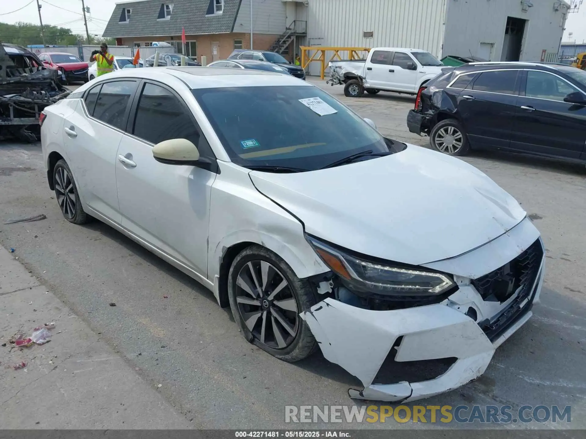 1 Photograph of a damaged car 3N1AB8CV2LY243536 NISSAN SENTRA 2020