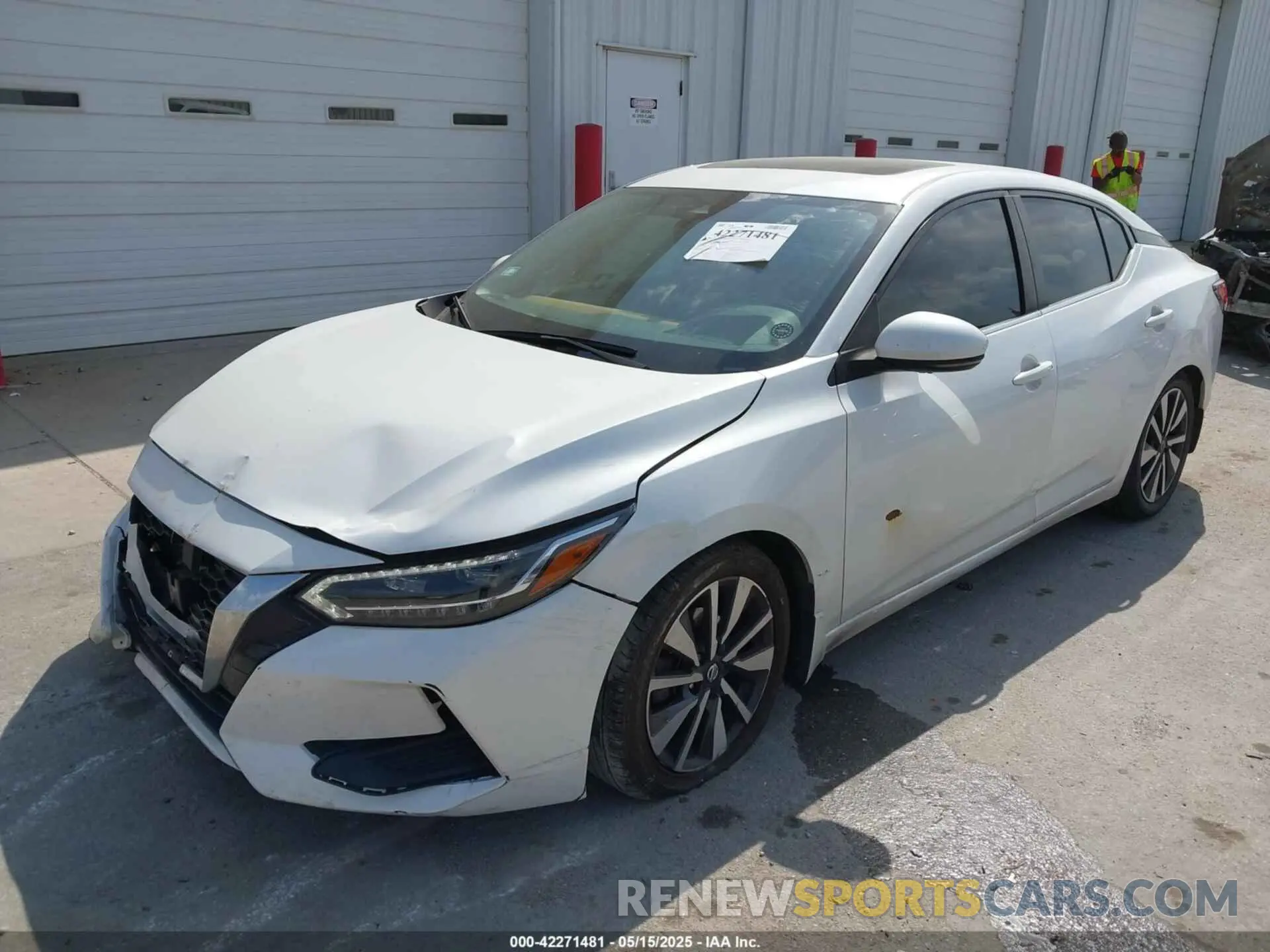 2 Photograph of a damaged car 3N1AB8CV2LY243536 NISSAN SENTRA 2020