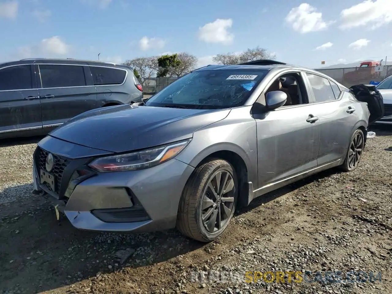 1 Photograph of a damaged car 3N1AB8CV2LY246033 NISSAN SENTRA 2020