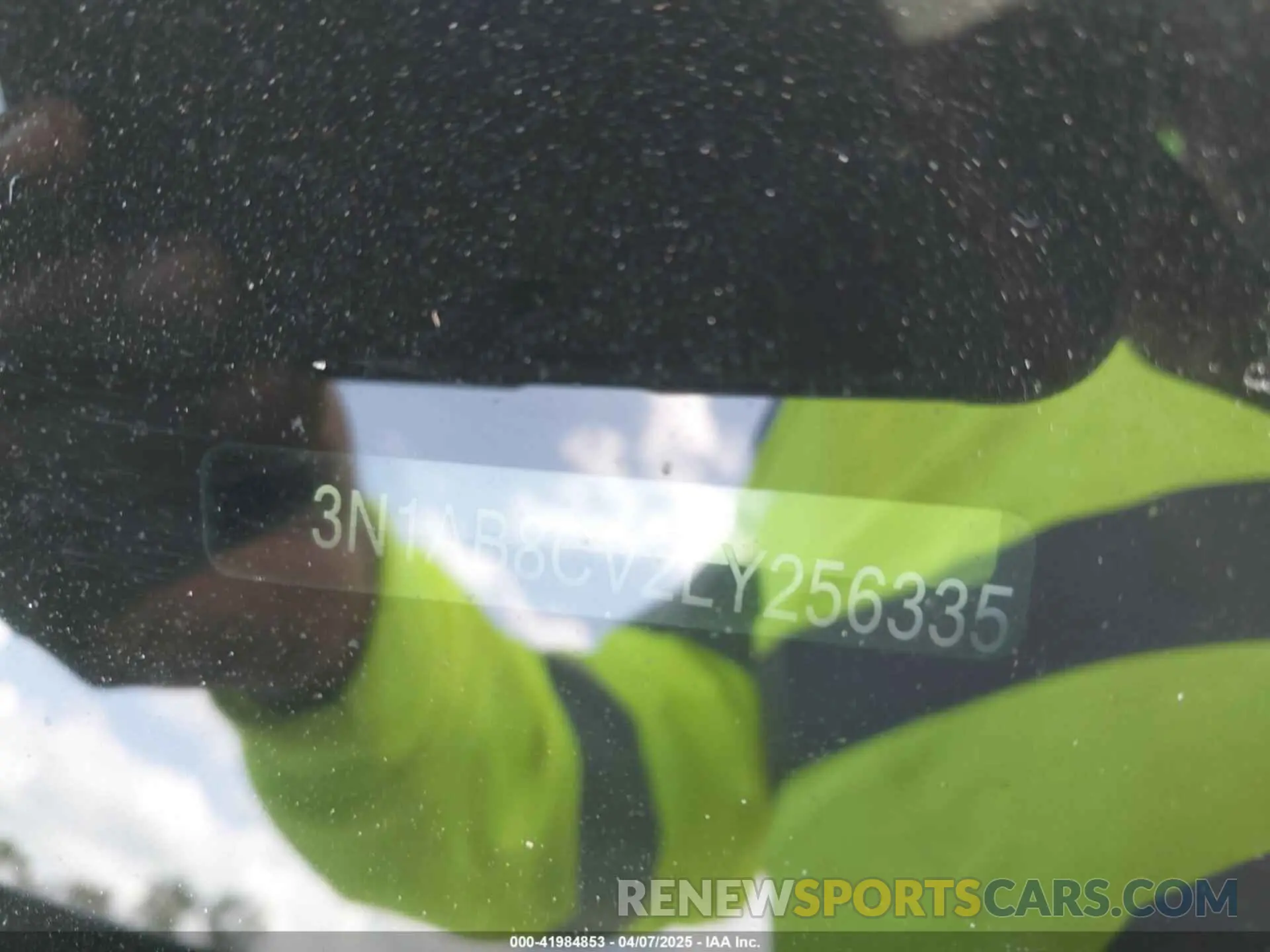 9 Photograph of a damaged car 3N1AB8CV2LY256335 NISSAN SENTRA 2020