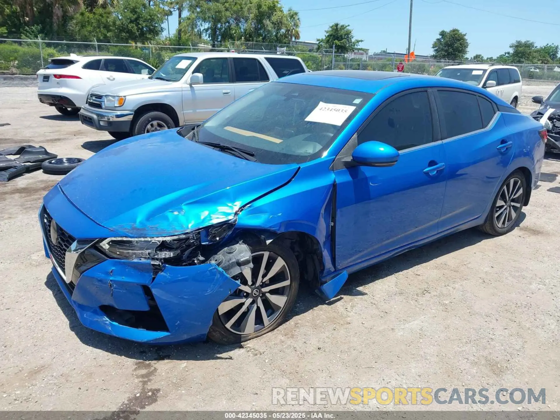 2 Photograph of a damaged car 3N1AB8CV2LY256674 NISSAN SENTRA 2020