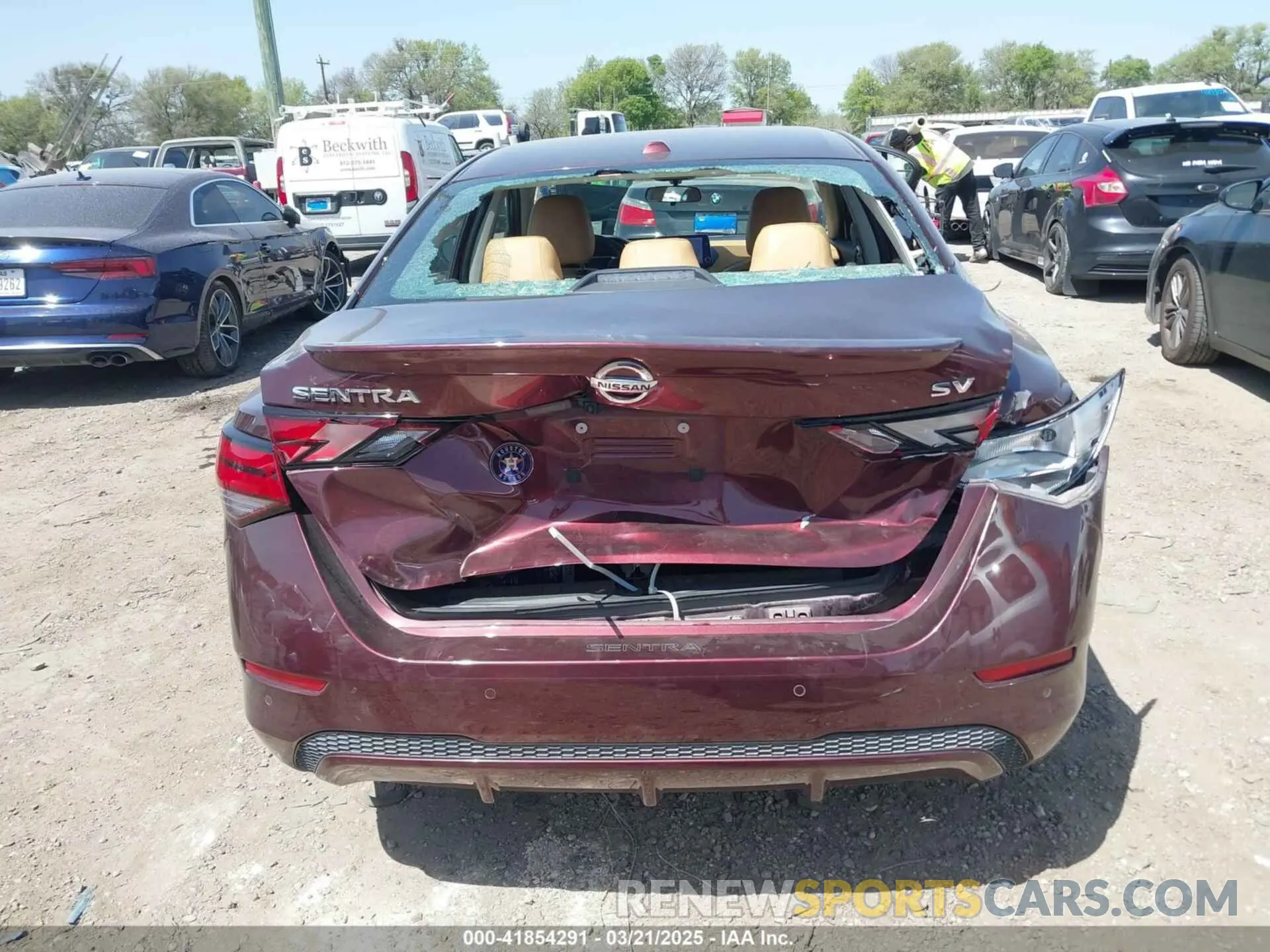 16 Photograph of a damaged car 3N1AB8CV2LY259588 NISSAN SENTRA 2020