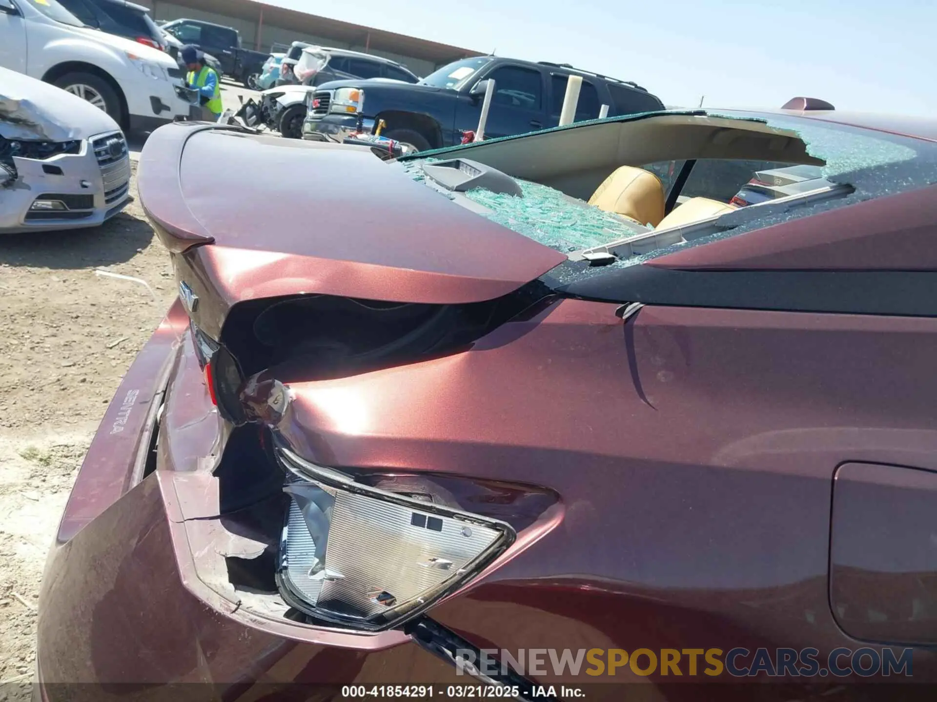 17 Photograph of a damaged car 3N1AB8CV2LY259588 NISSAN SENTRA 2020