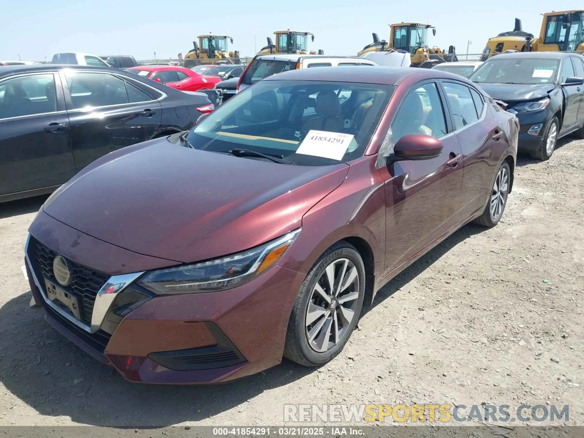 2 Photograph of a damaged car 3N1AB8CV2LY259588 NISSAN SENTRA 2020