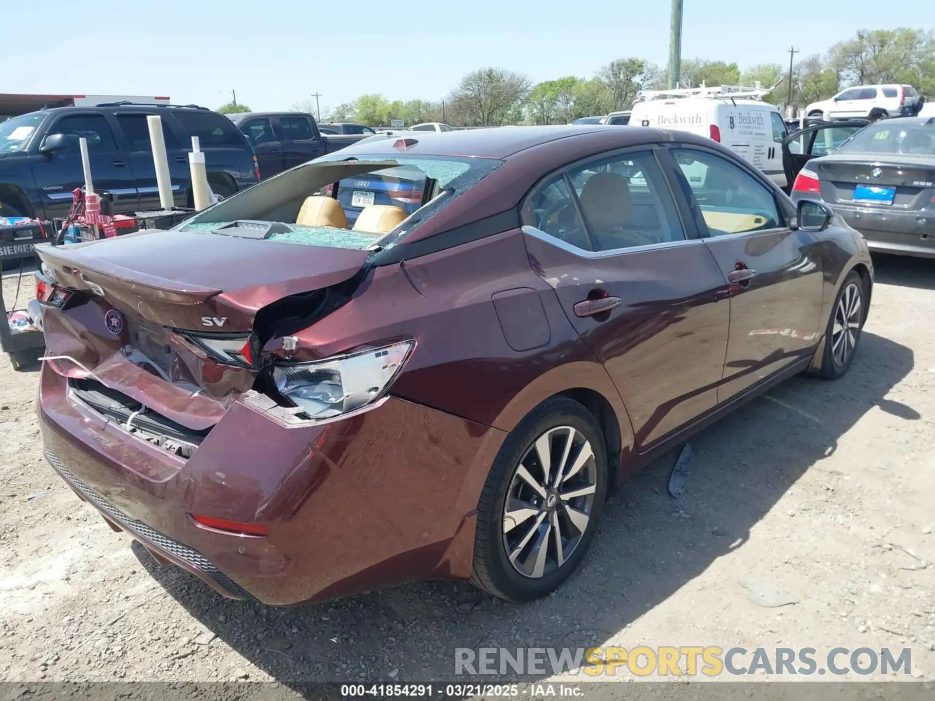 4 Photograph of a damaged car 3N1AB8CV2LY259588 NISSAN SENTRA 2020