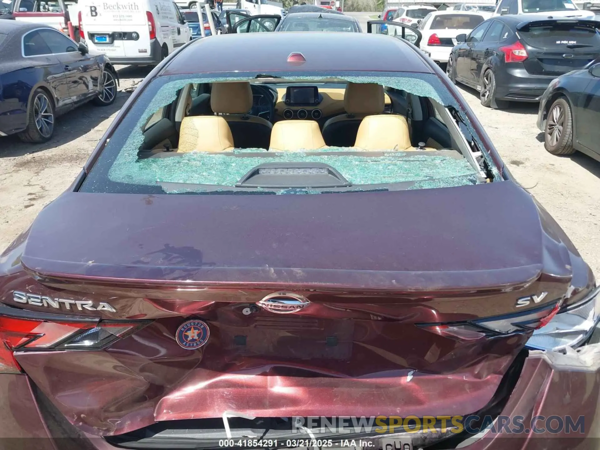 6 Photograph of a damaged car 3N1AB8CV2LY259588 NISSAN SENTRA 2020