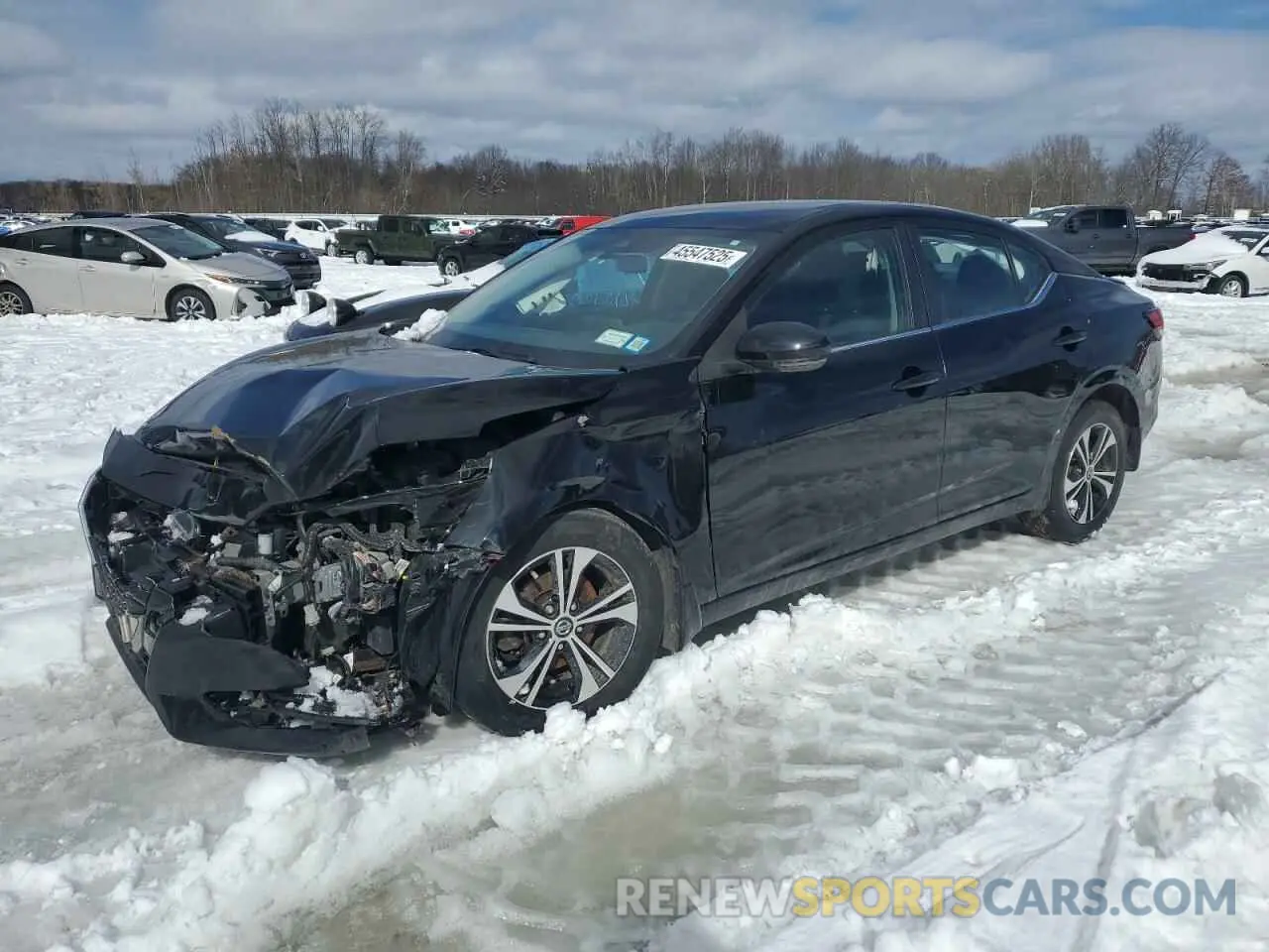 1 Photograph of a damaged car 3N1AB8CV2LY261874 NISSAN SENTRA 2020