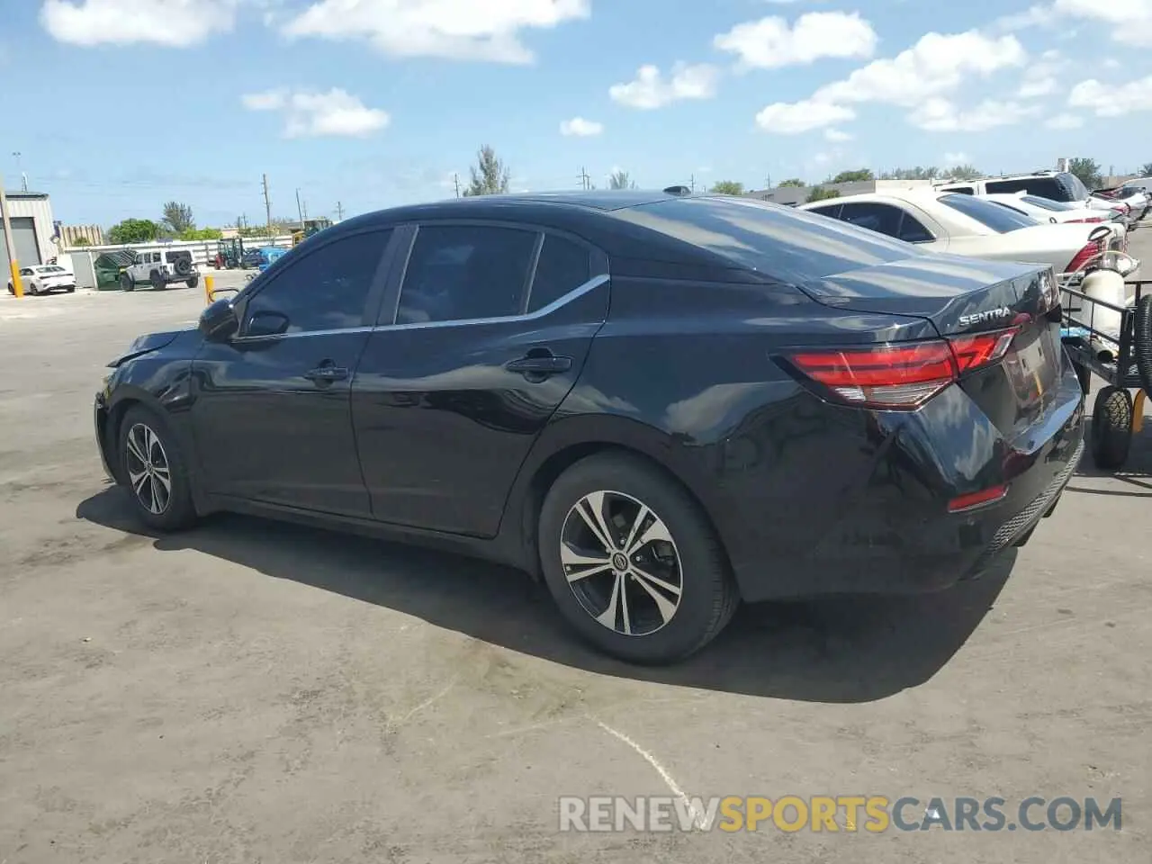 2 Photograph of a damaged car 3N1AB8CV2LY276732 NISSAN SENTRA 2020