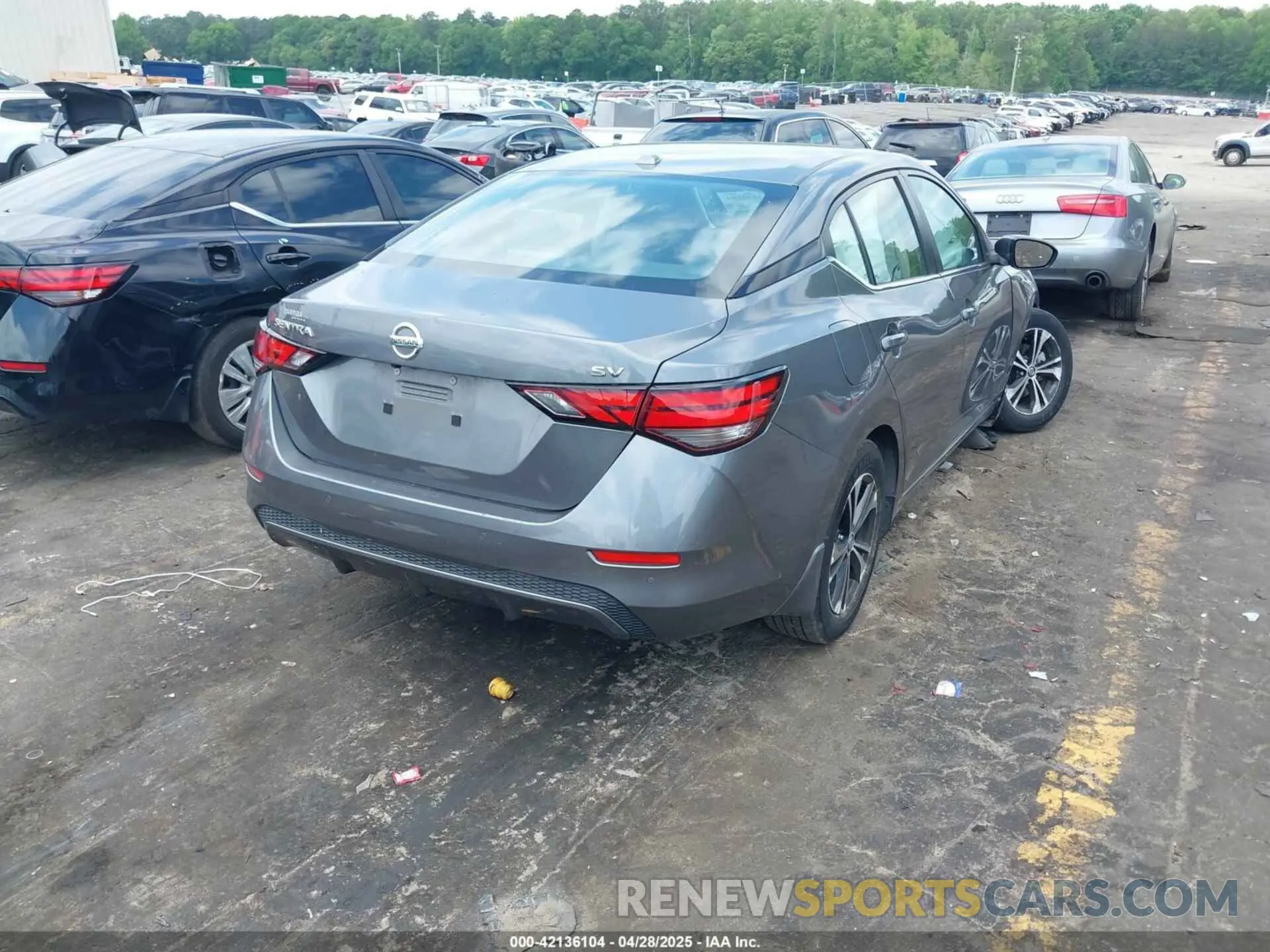 4 Photograph of a damaged car 3N1AB8CV2LY277590 NISSAN SENTRA 2020