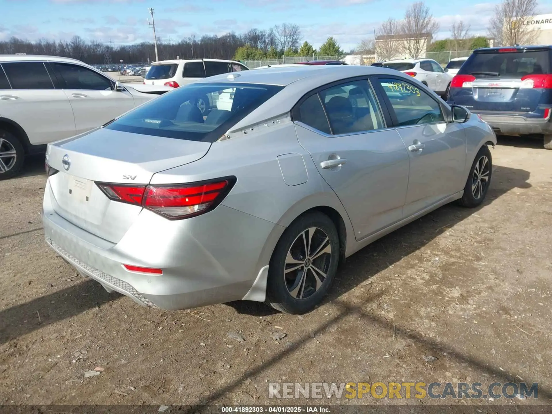 4 Photograph of a damaged car 3N1AB8CV2LY286323 NISSAN SENTRA 2020