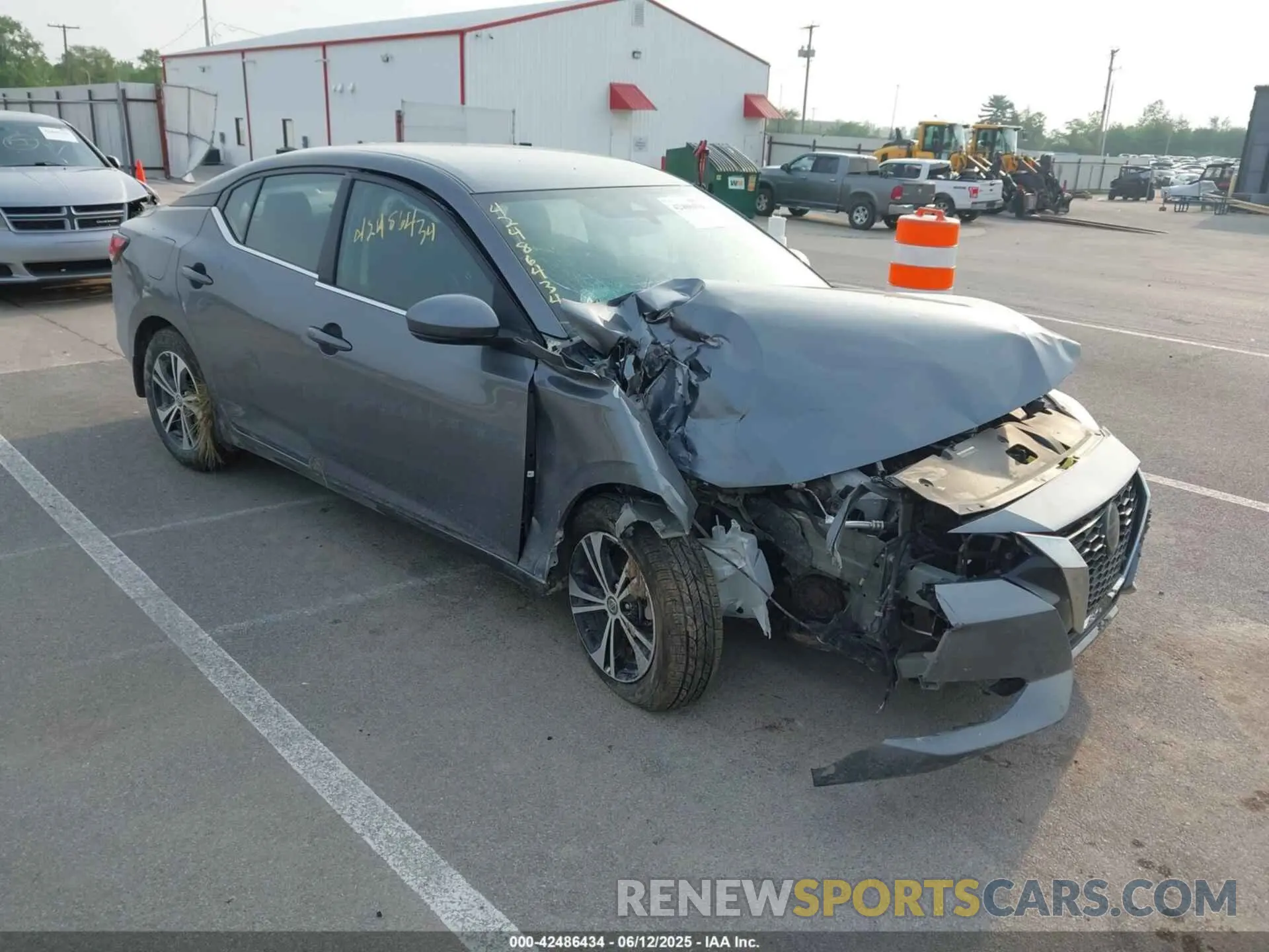1 Photograph of a damaged car 3N1AB8CV2LY301113 NISSAN SENTRA 2020