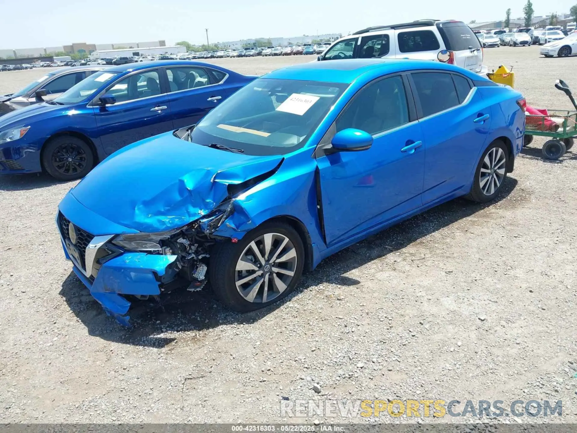 2 Photograph of a damaged car 3N1AB8CV3LY214501 NISSAN SENTRA 2020