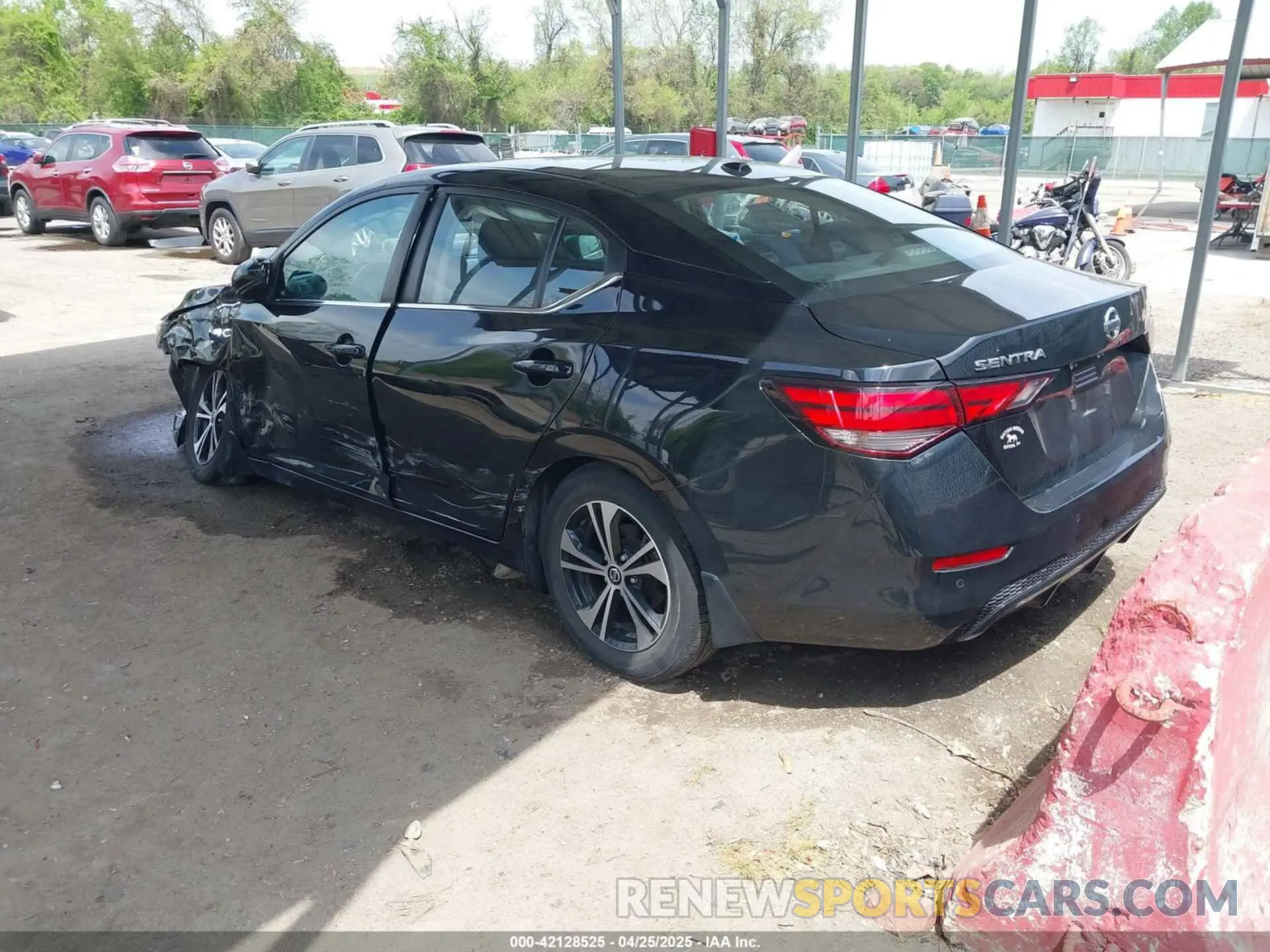 3 Photograph of a damaged car 3N1AB8CV3LY220413 NISSAN SENTRA 2020