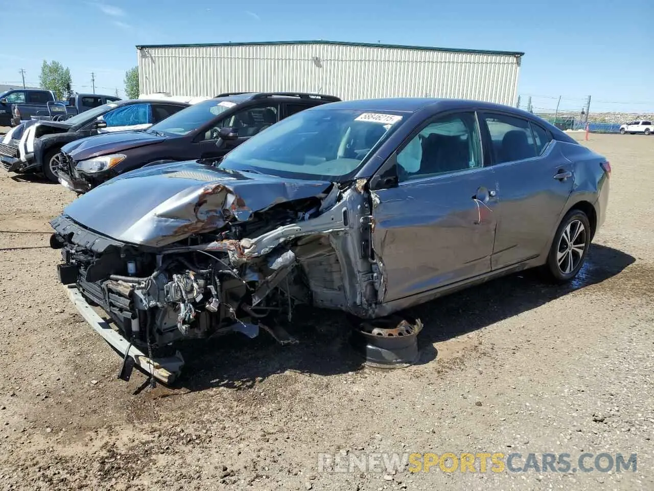 1 Photograph of a damaged car 3N1AB8CV3LY222632 NISSAN SENTRA 2020