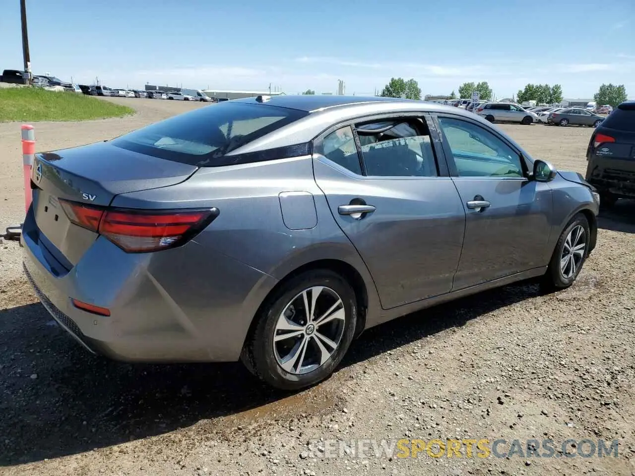 3 Photograph of a damaged car 3N1AB8CV3LY222632 NISSAN SENTRA 2020