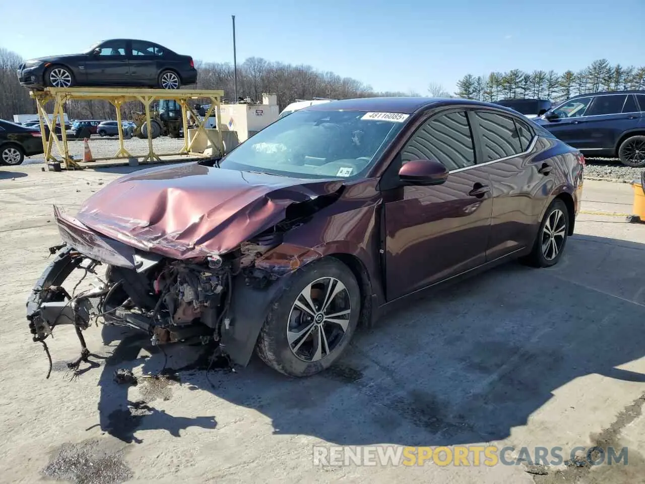 1 Photograph of a damaged car 3N1AB8CV3LY240810 NISSAN SENTRA 2020