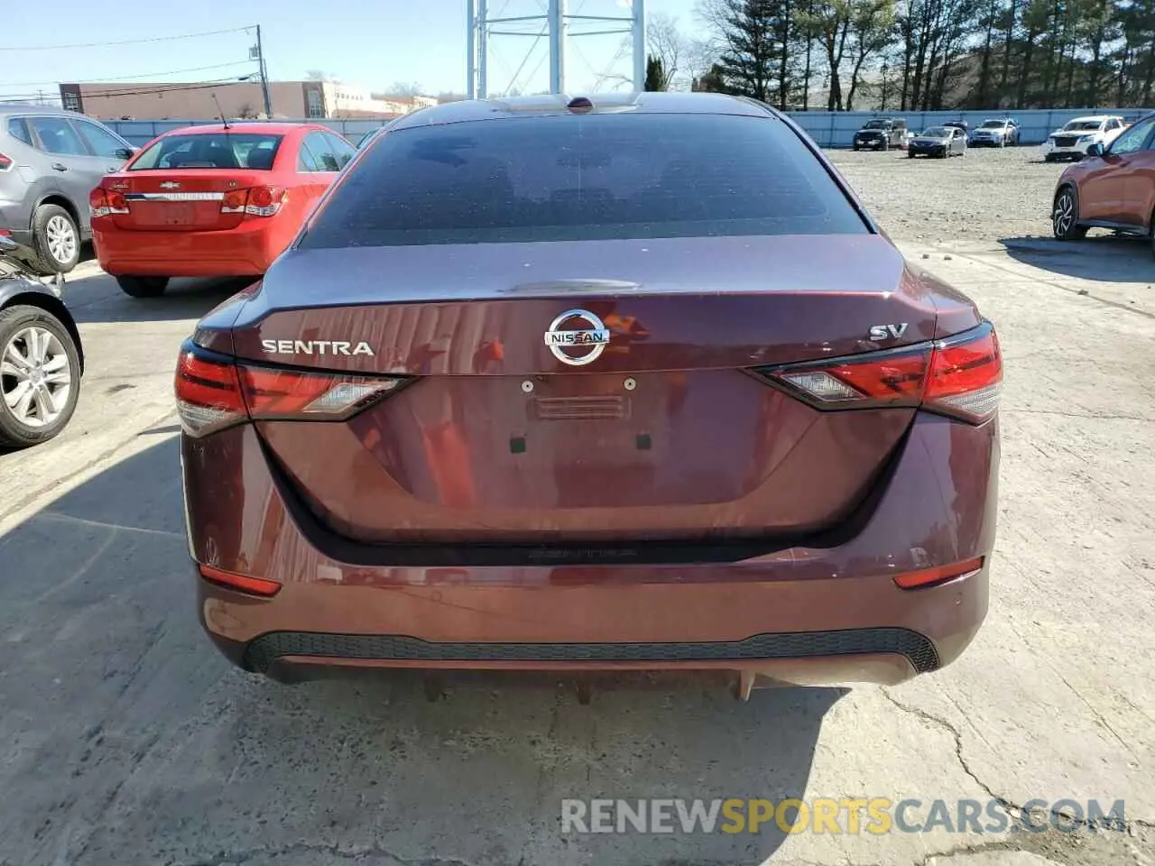 6 Photograph of a damaged car 3N1AB8CV3LY240810 NISSAN SENTRA 2020