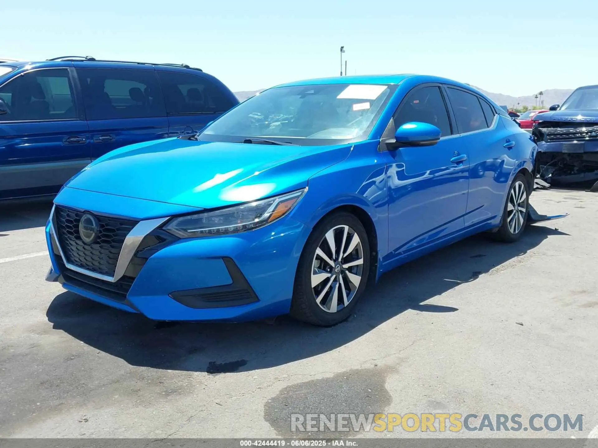 2 Photograph of a damaged car 3N1AB8CV3LY244856 NISSAN SENTRA 2020