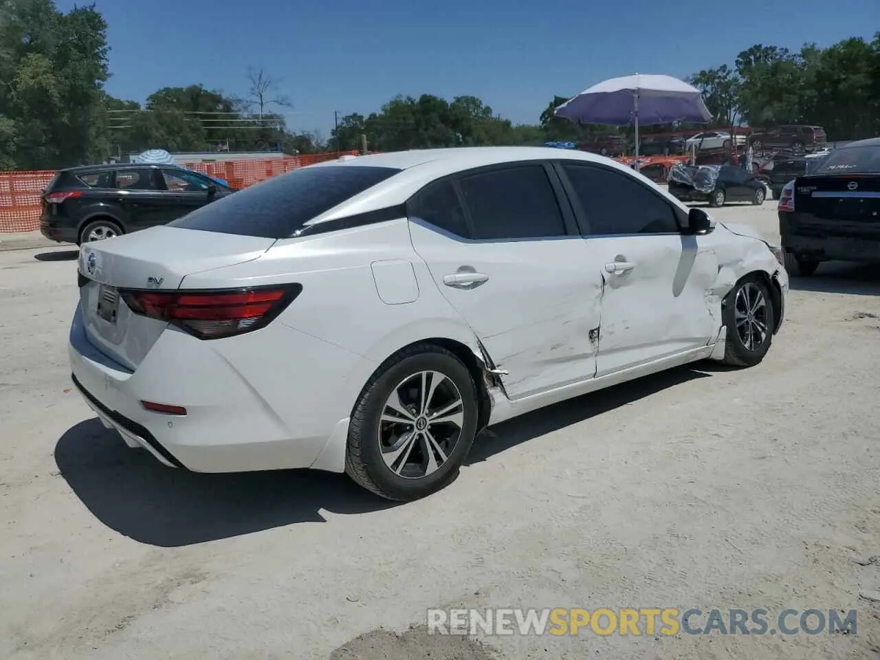 3 Photograph of a damaged car 3N1AB8CV3LY245523 NISSAN SENTRA 2020
