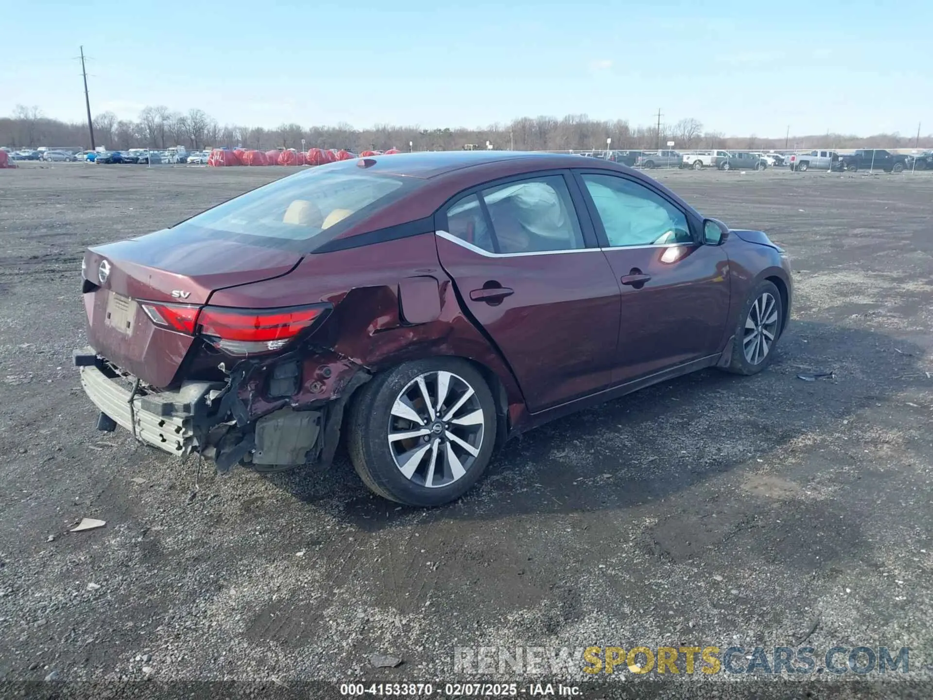 4 Photograph of a damaged car 3N1AB8CV3LY253041 NISSAN SENTRA 2020