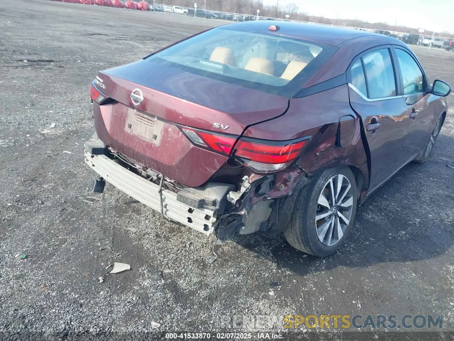 6 Photograph of a damaged car 3N1AB8CV3LY253041 NISSAN SENTRA 2020