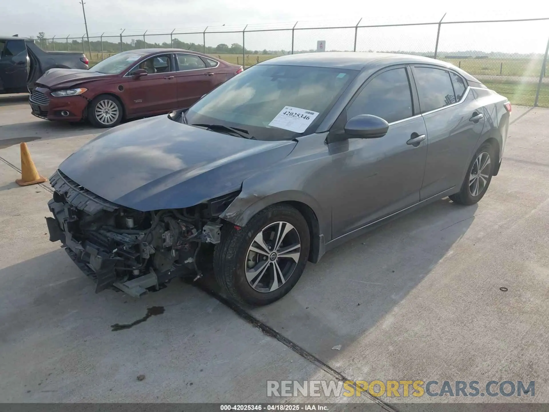 2 Photograph of a damaged car 3N1AB8CV3LY268879 NISSAN SENTRA 2020