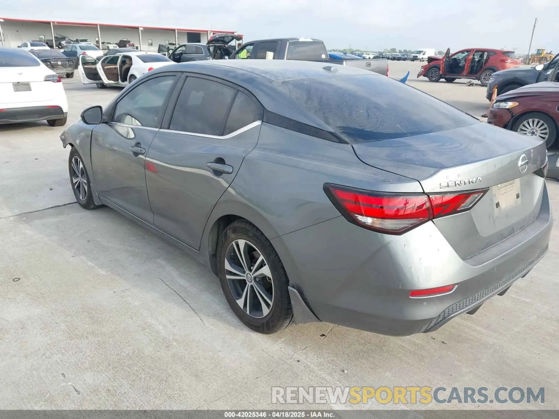 3 Photograph of a damaged car 3N1AB8CV3LY268879 NISSAN SENTRA 2020