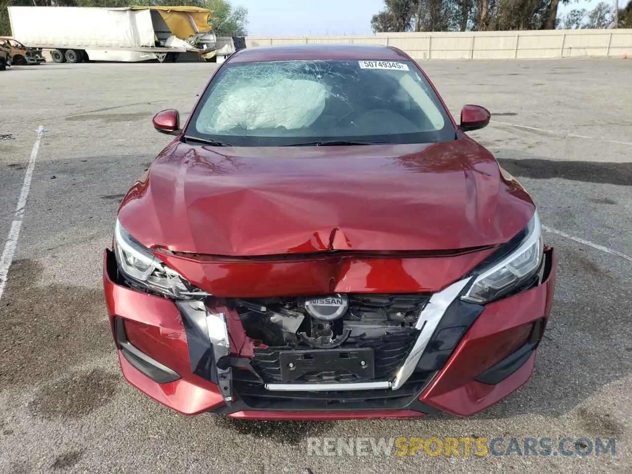 5 Photograph of a damaged car 3N1AB8CV3LY270356 NISSAN SENTRA 2020