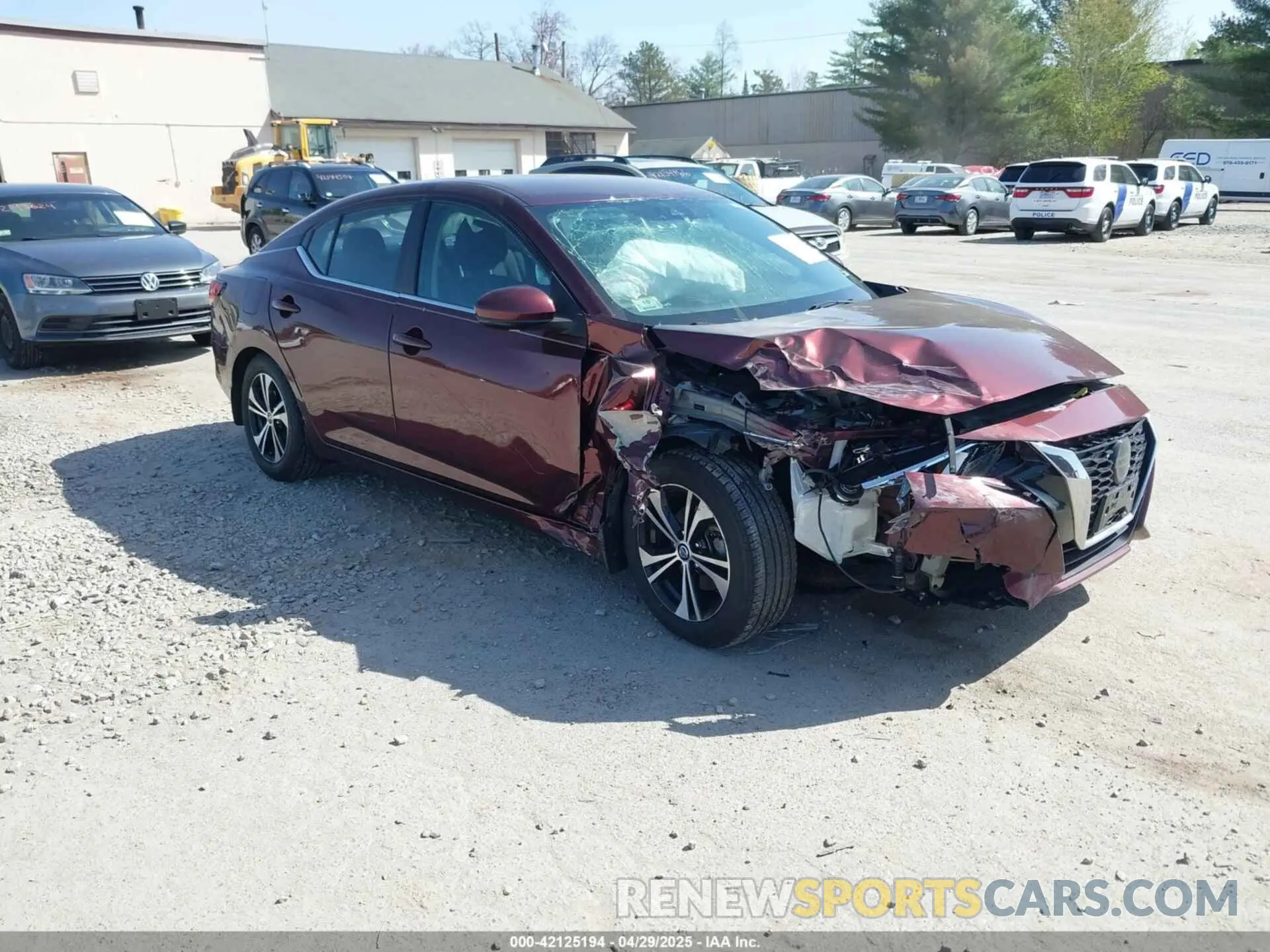 1 Photograph of a damaged car 3N1AB8CV3LY282894 NISSAN SENTRA 2020