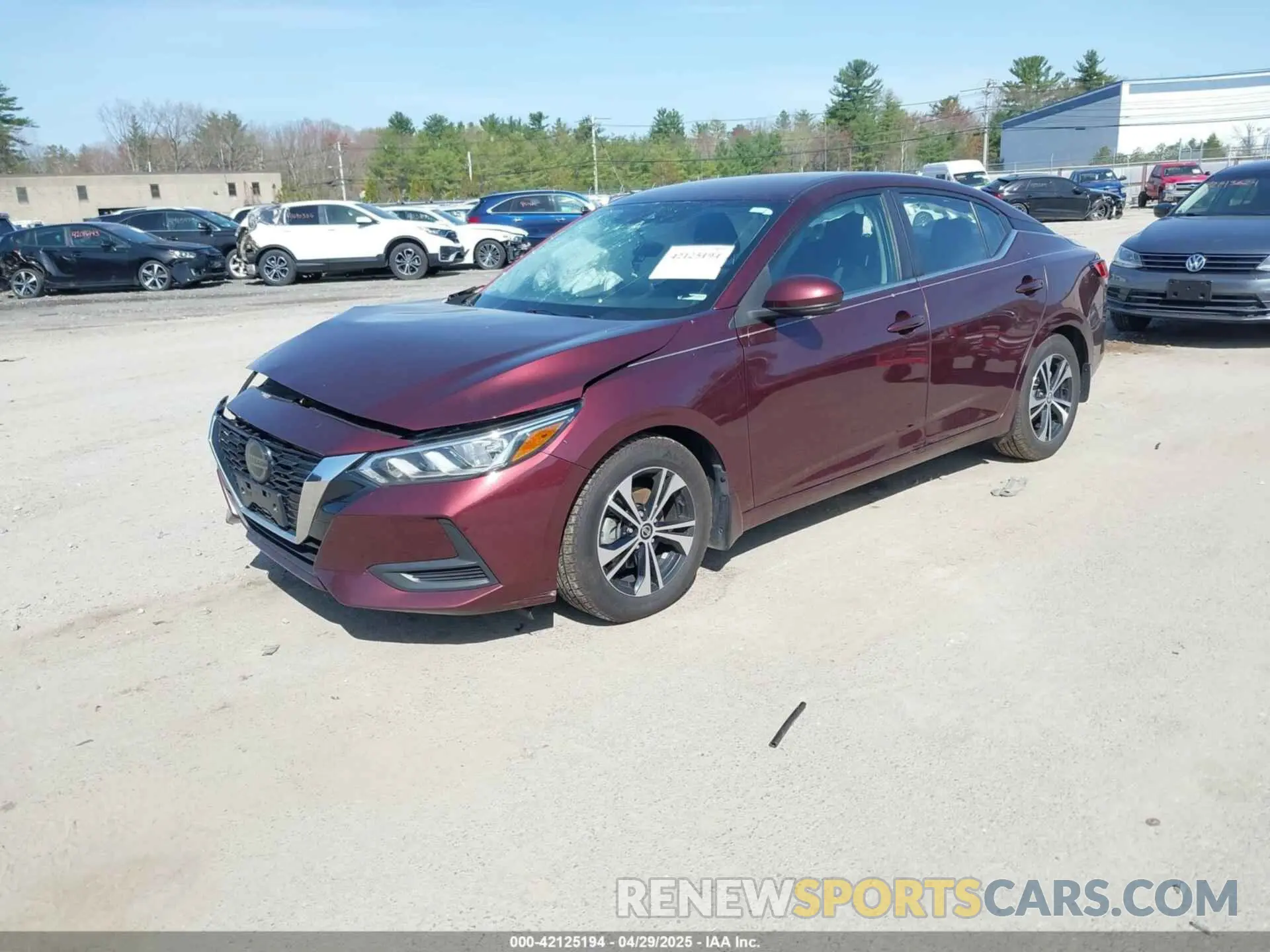 2 Photograph of a damaged car 3N1AB8CV3LY282894 NISSAN SENTRA 2020