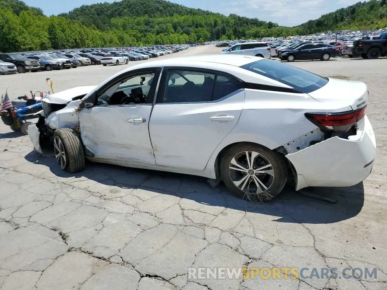 2 Photograph of a damaged car 3N1AB8CV3LY283477 NISSAN SENTRA 2020