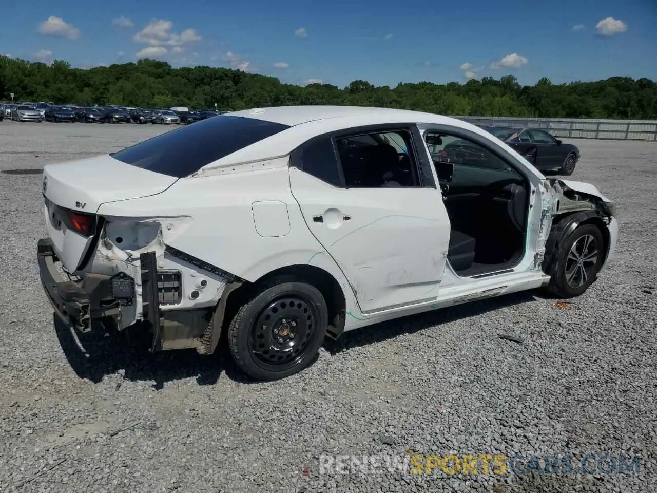 3 Photograph of a damaged car 3N1AB8CV3LY310760 NISSAN SENTRA 2020