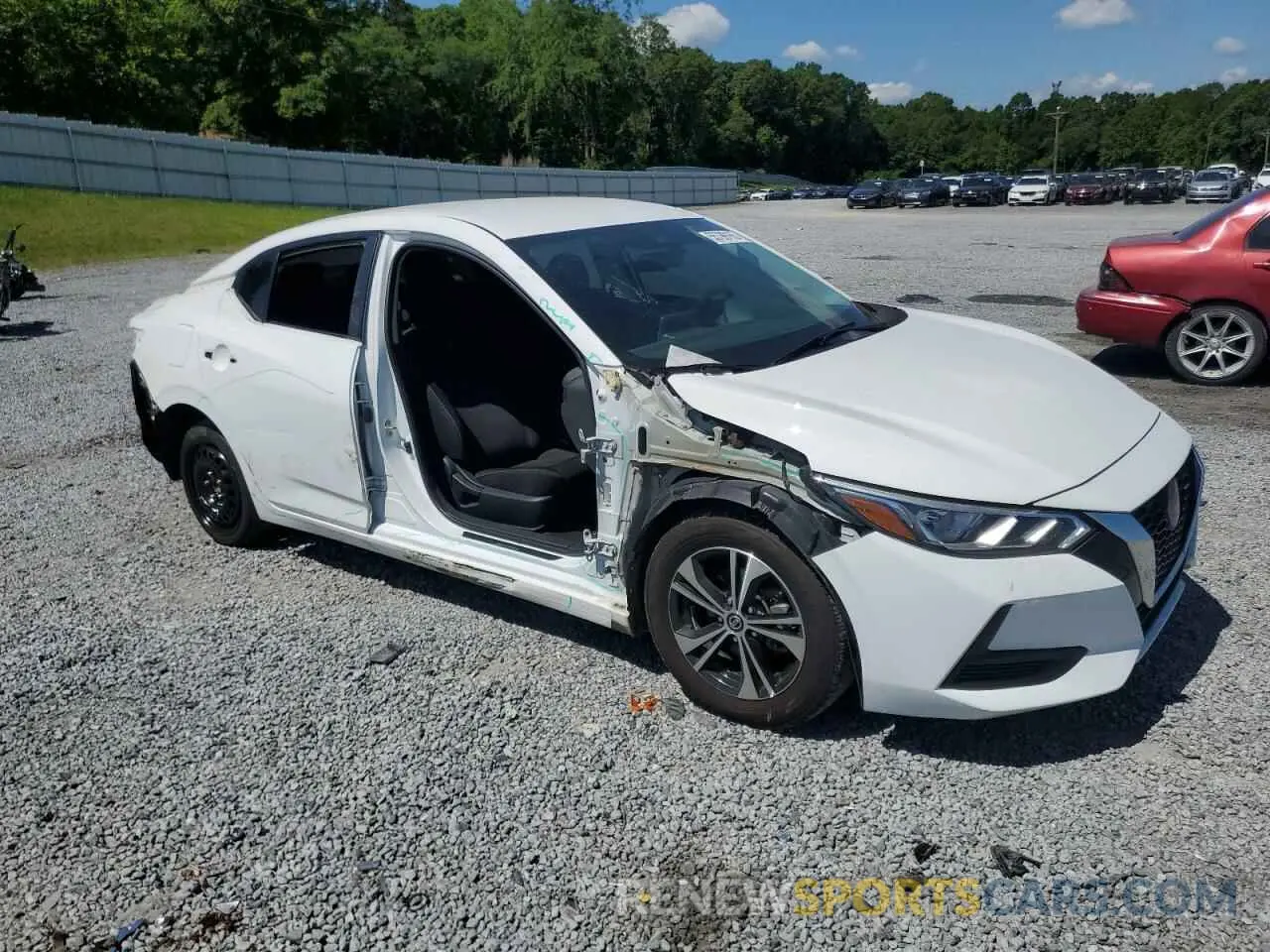 4 Photograph of a damaged car 3N1AB8CV3LY310760 NISSAN SENTRA 2020