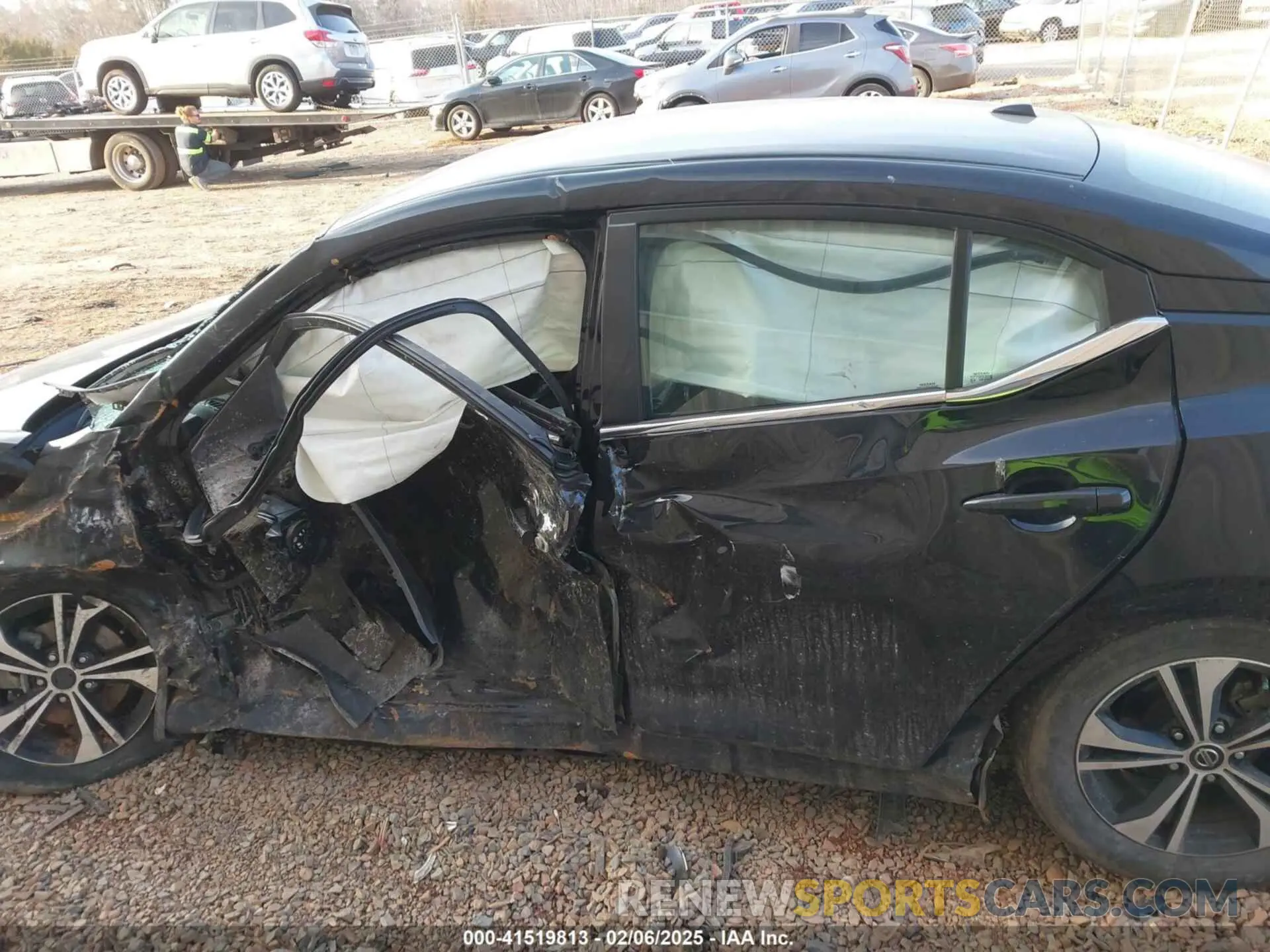 15 Photograph of a damaged car 3N1AB8CV3LY310807 NISSAN SENTRA 2020