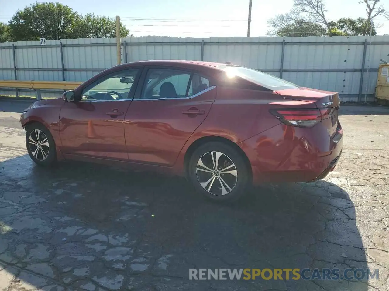 2 Photograph of a damaged car 3N1AB8CV3LY311536 NISSAN SENTRA 2020