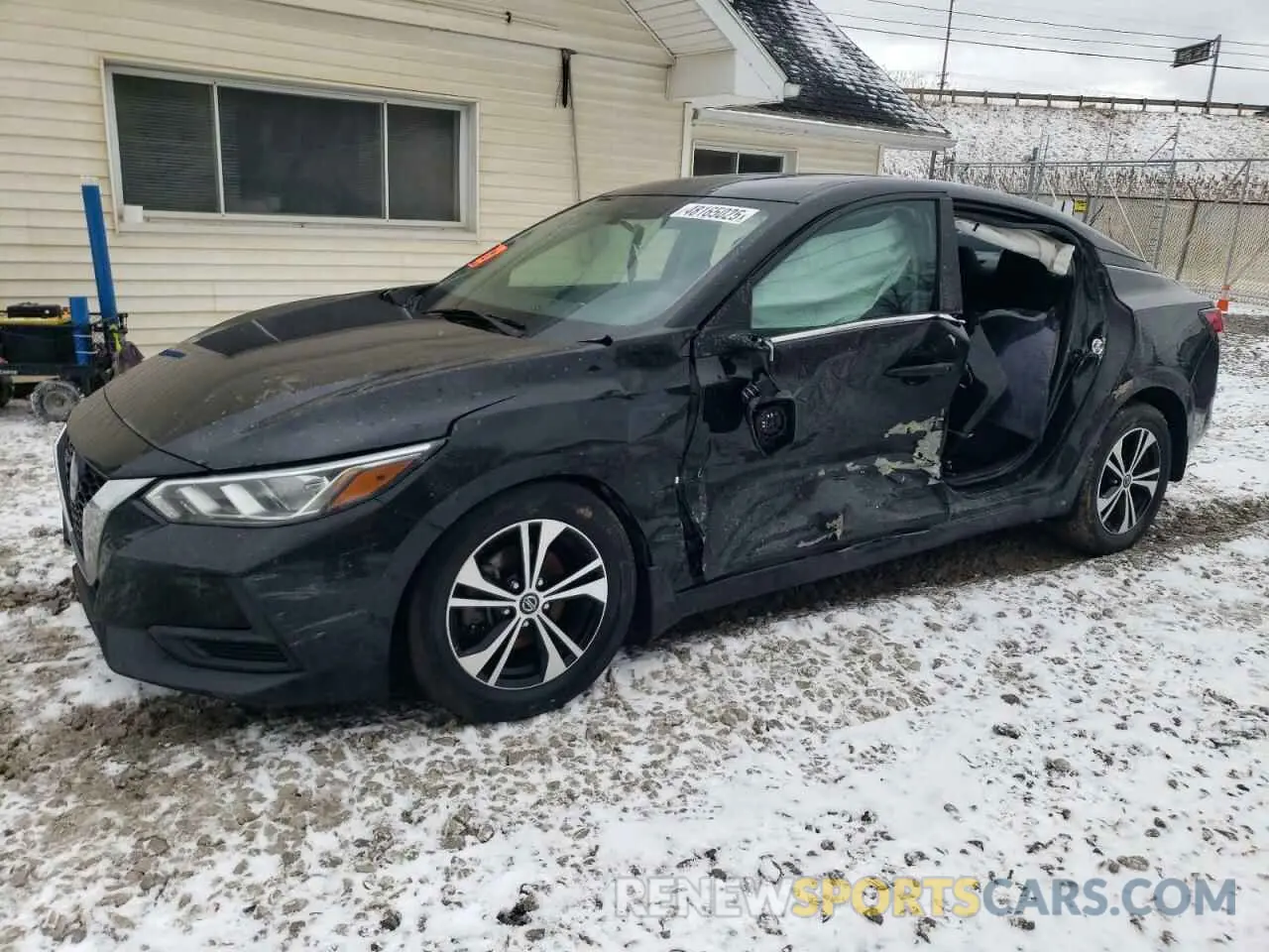 1 Photograph of a damaged car 3N1AB8CV4LY203779 NISSAN SENTRA 2020
