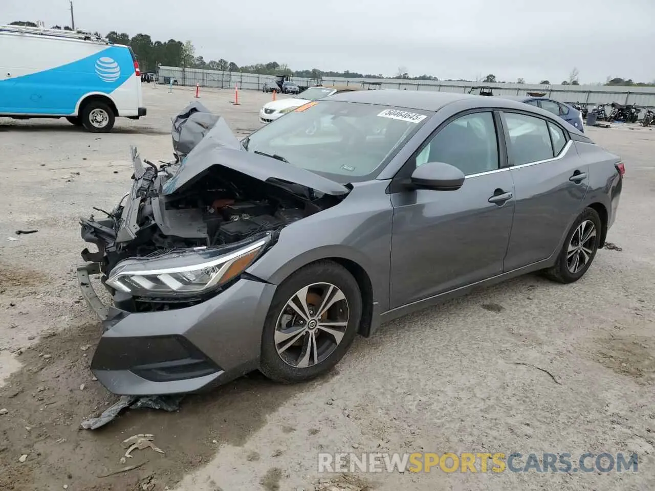 1 Photograph of a damaged car 3N1AB8CV4LY214149 NISSAN SENTRA 2020