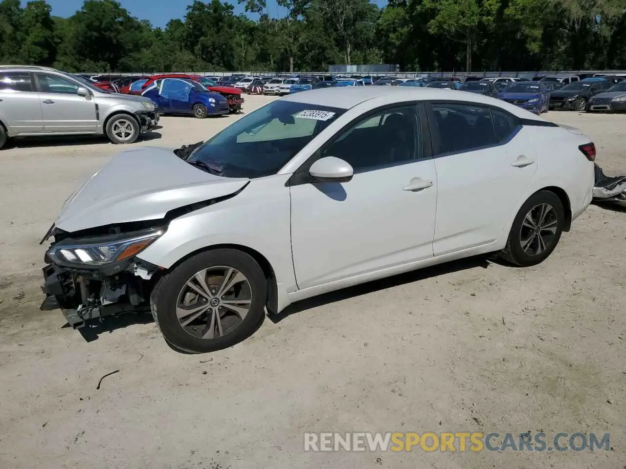 1 Photograph of a damaged car 3N1AB8CV4LY215043 NISSAN SENTRA 2020