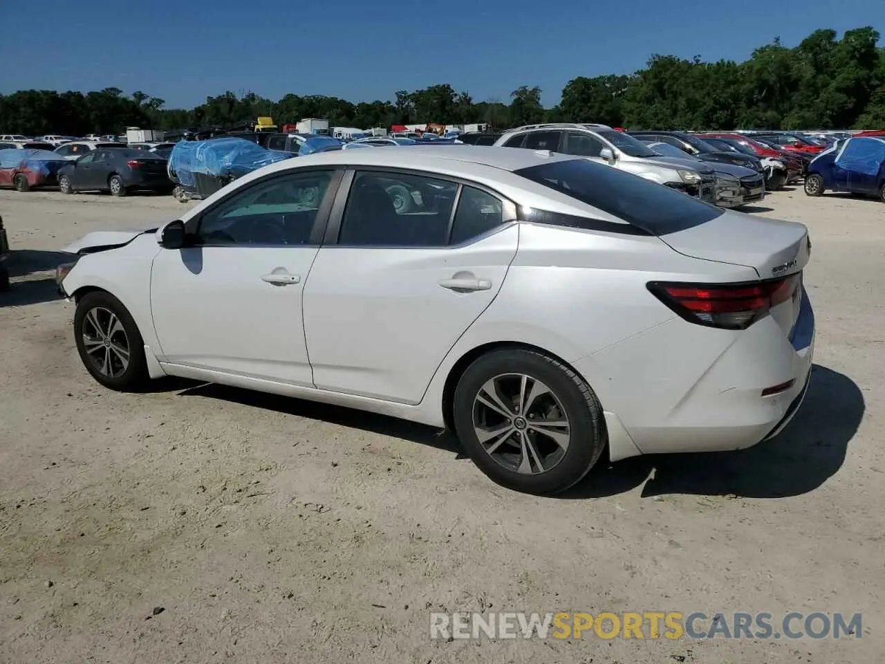 2 Photograph of a damaged car 3N1AB8CV4LY215043 NISSAN SENTRA 2020