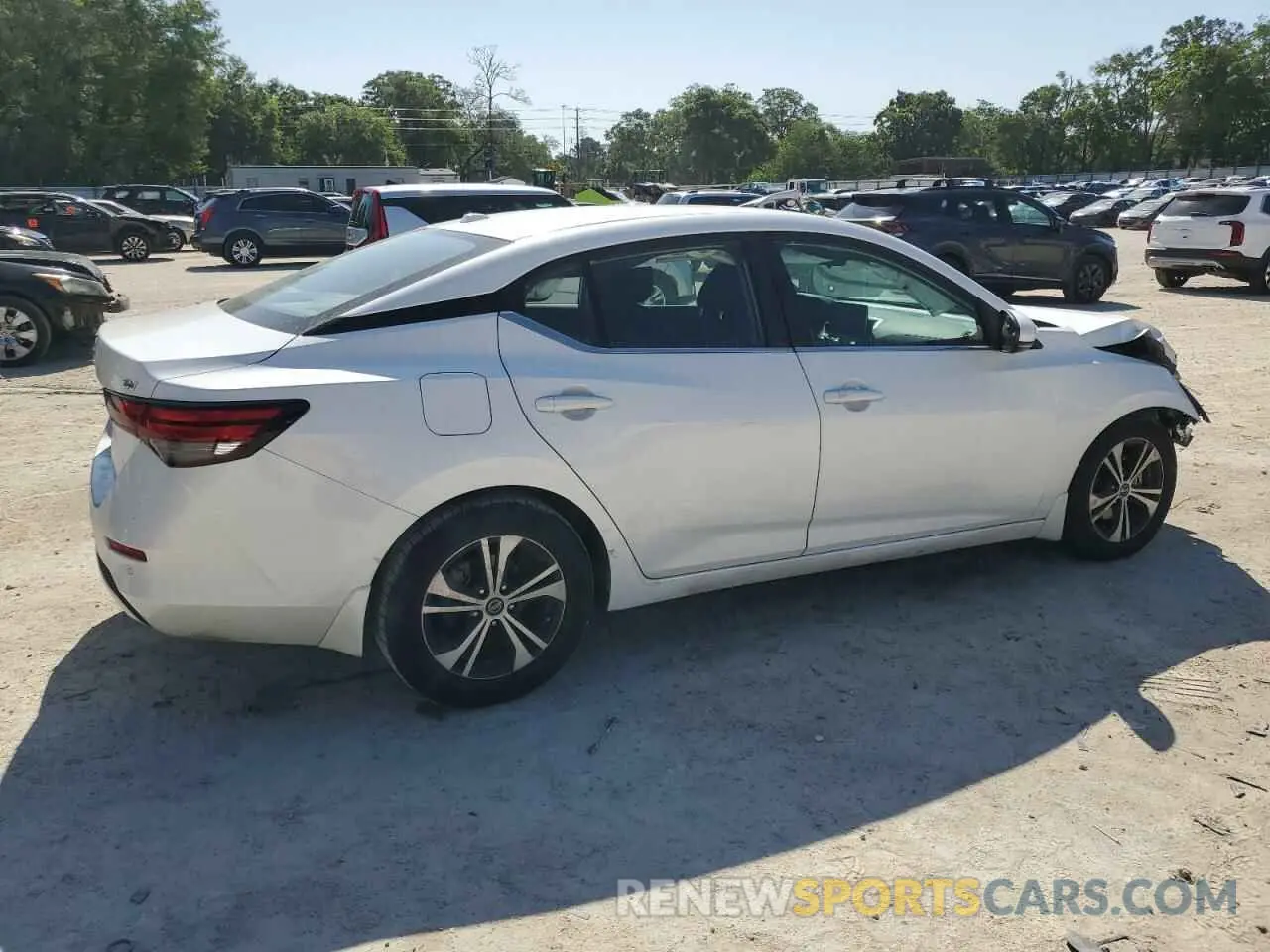 3 Photograph of a damaged car 3N1AB8CV4LY215043 NISSAN SENTRA 2020