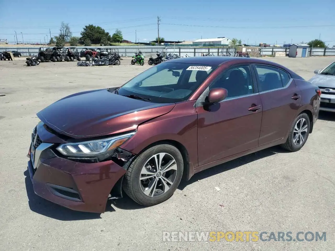 1 Photograph of a damaged car 3N1AB8CV4LY232392 NISSAN SENTRA 2020