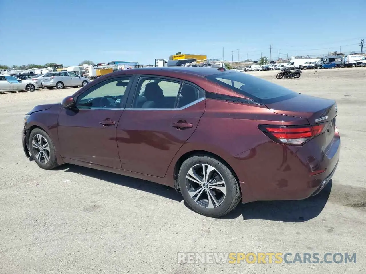 2 Photograph of a damaged car 3N1AB8CV4LY232392 NISSAN SENTRA 2020
