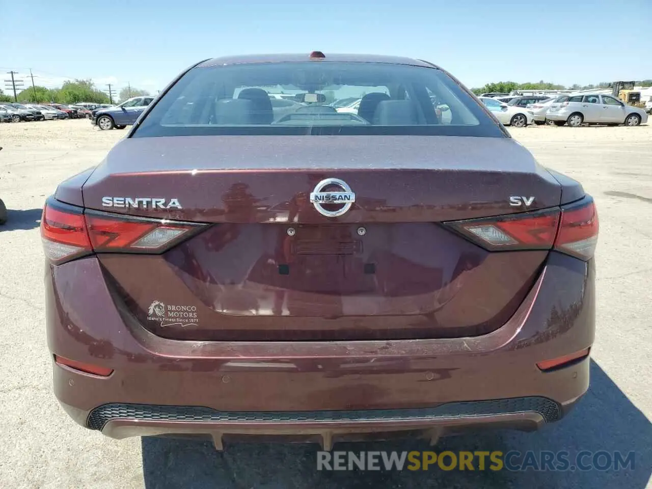 6 Photograph of a damaged car 3N1AB8CV4LY232392 NISSAN SENTRA 2020