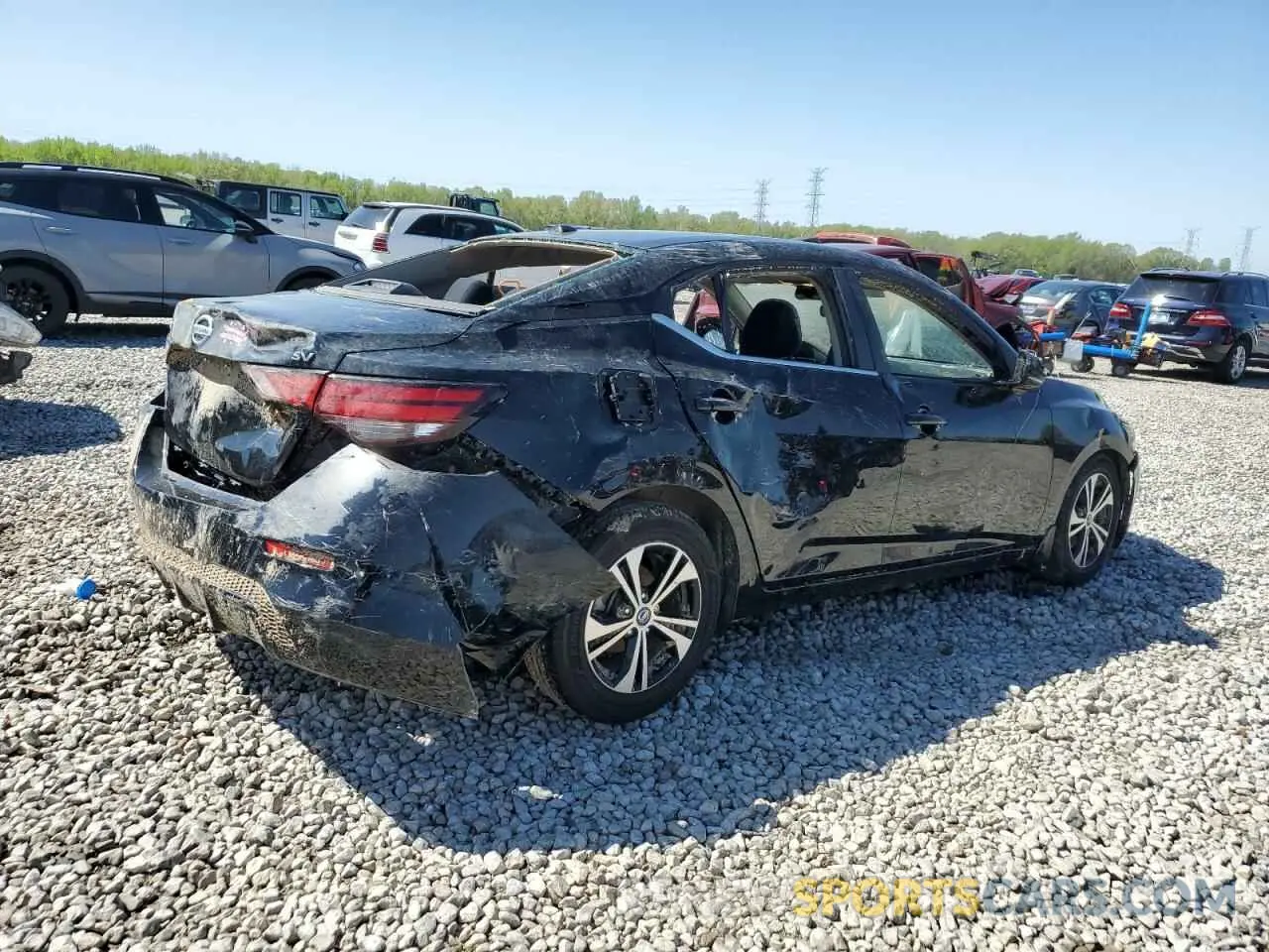 3 Photograph of a damaged car 3N1AB8CV4LY234885 NISSAN SENTRA 2020