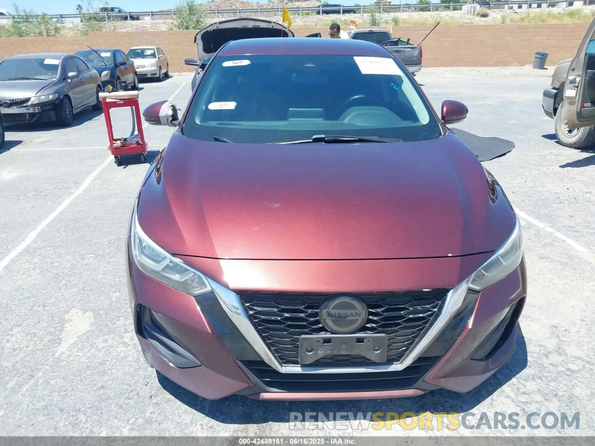 13 Photograph of a damaged car 3N1AB8CV4LY236961 NISSAN SENTRA 2020