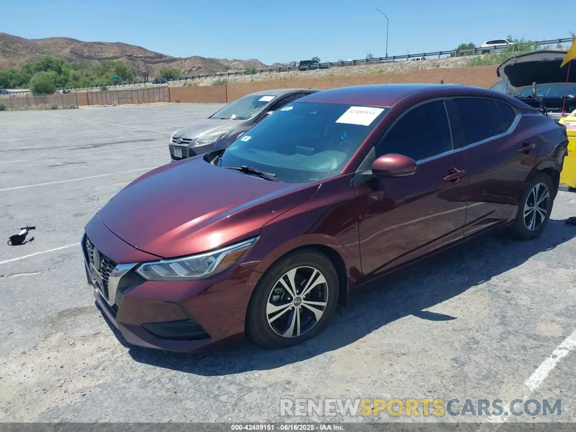 2 Photograph of a damaged car 3N1AB8CV4LY236961 NISSAN SENTRA 2020