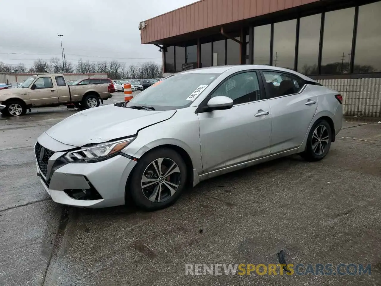1 Photograph of a damaged car 3N1AB8CV4LY237382 NISSAN SENTRA 2020